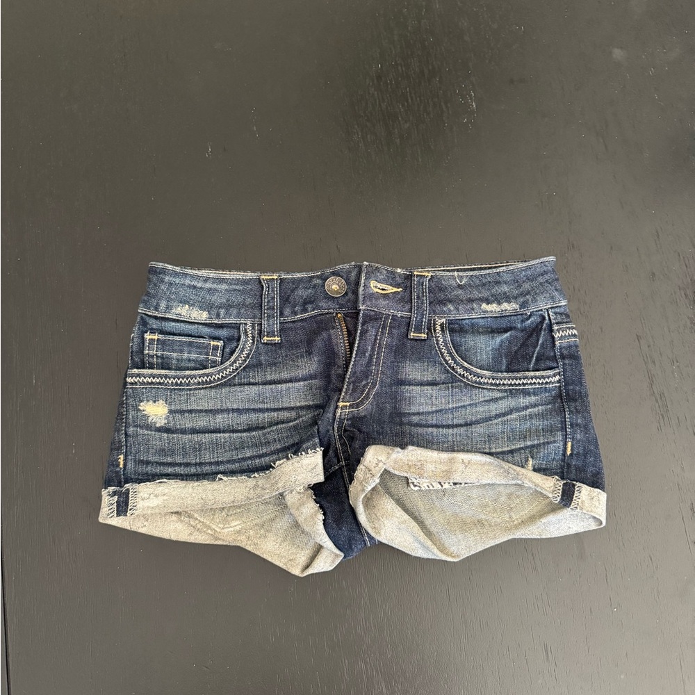 Denim Distressed Women Shorts